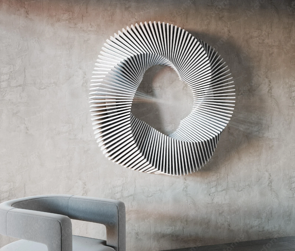 Parametric Wooden Cycle Of Life Wall Art