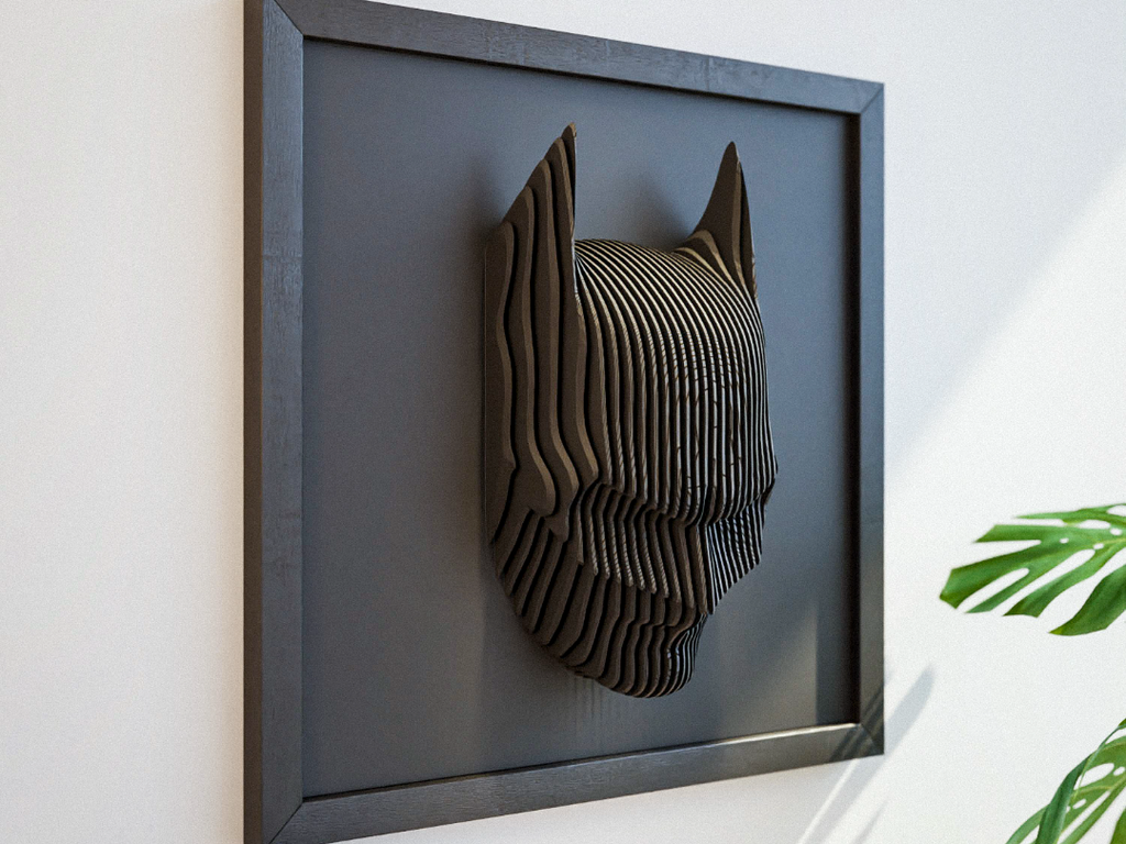 لوحة فنية جدارية بطبقات باتمان – فارس الظلام