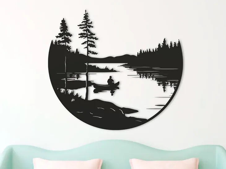 Solo Canoeist 