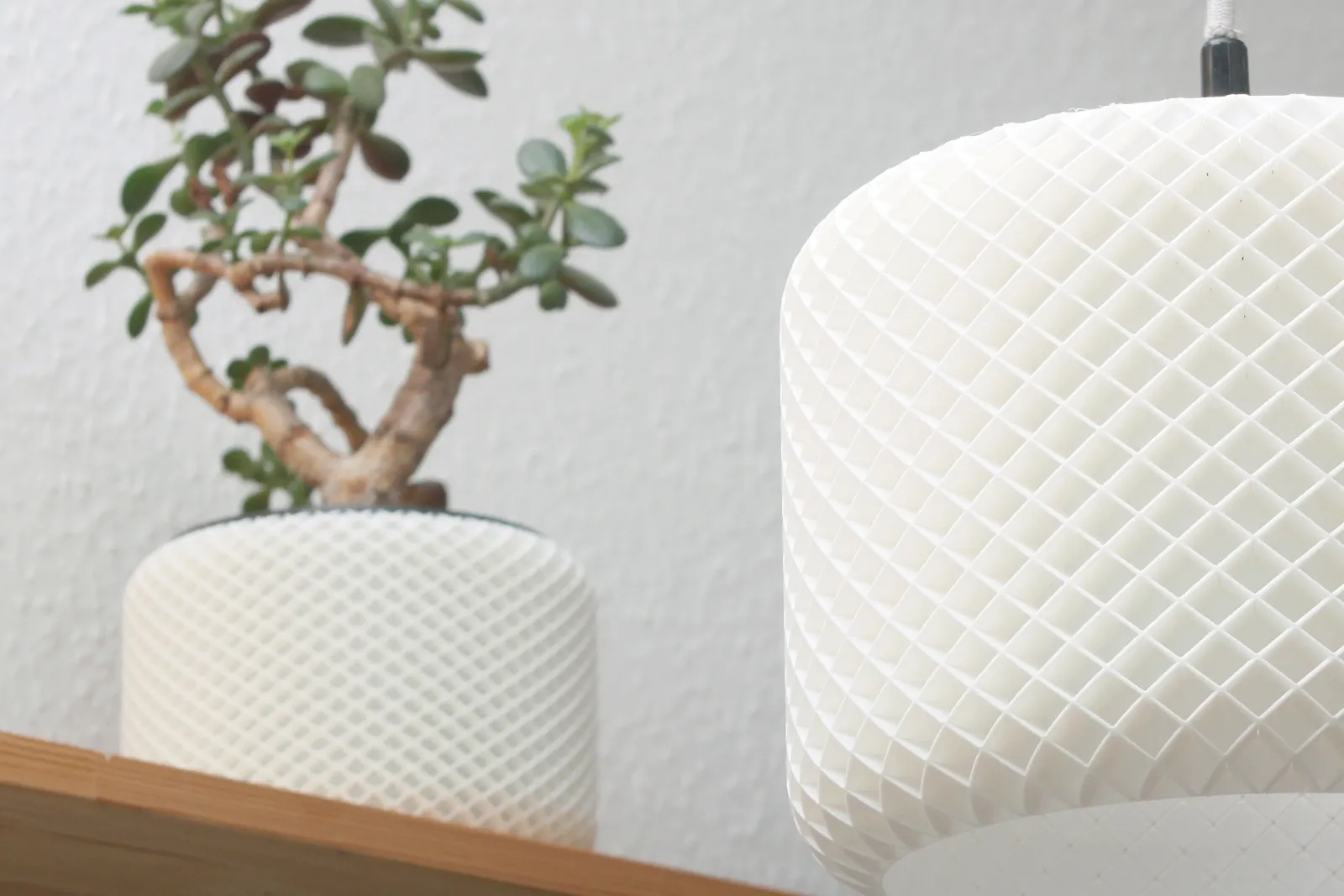 Geometric Spiral Lampshade 2