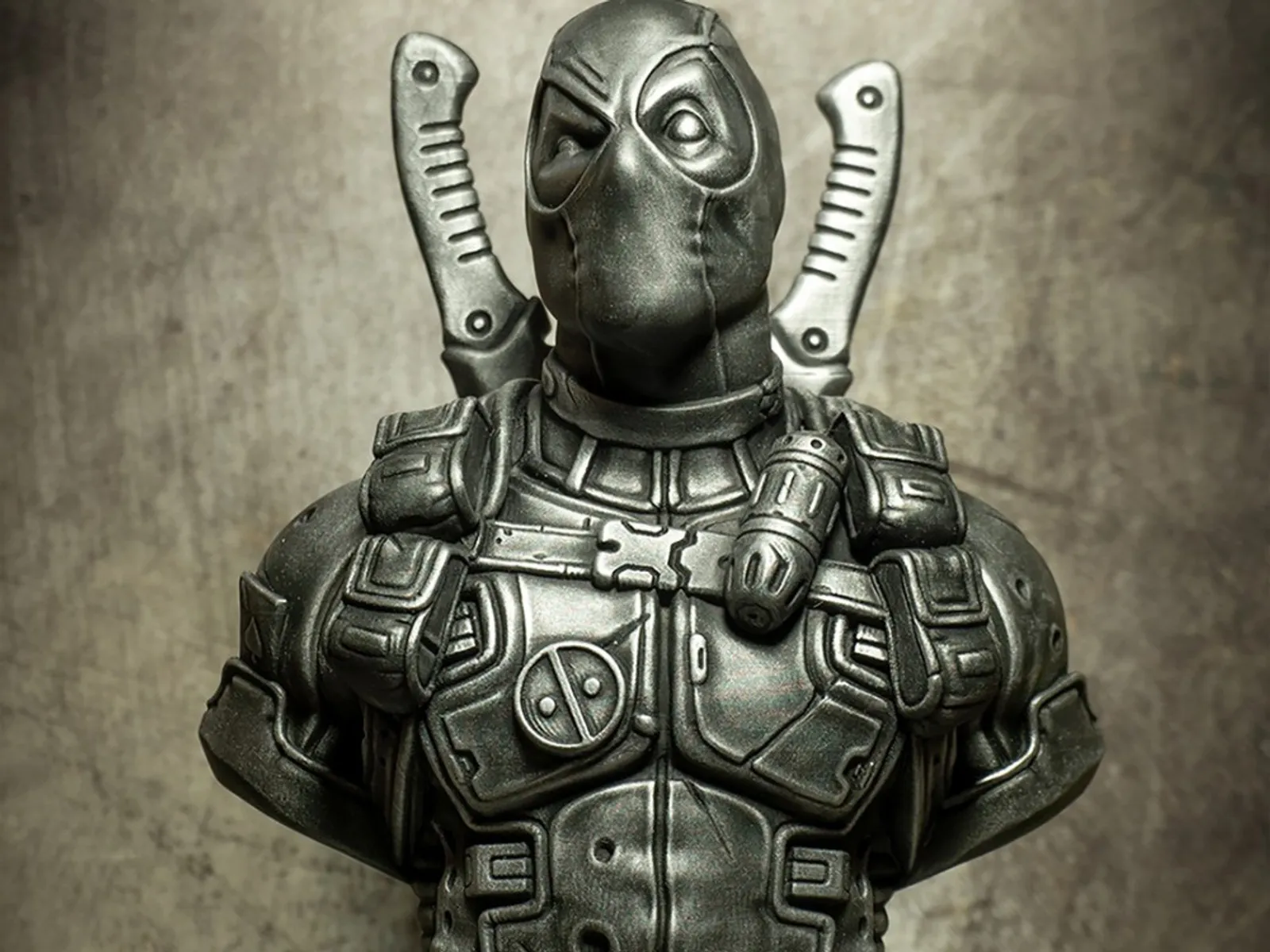 Deadpool Bust (Remastered Supportless Edition) (STL)