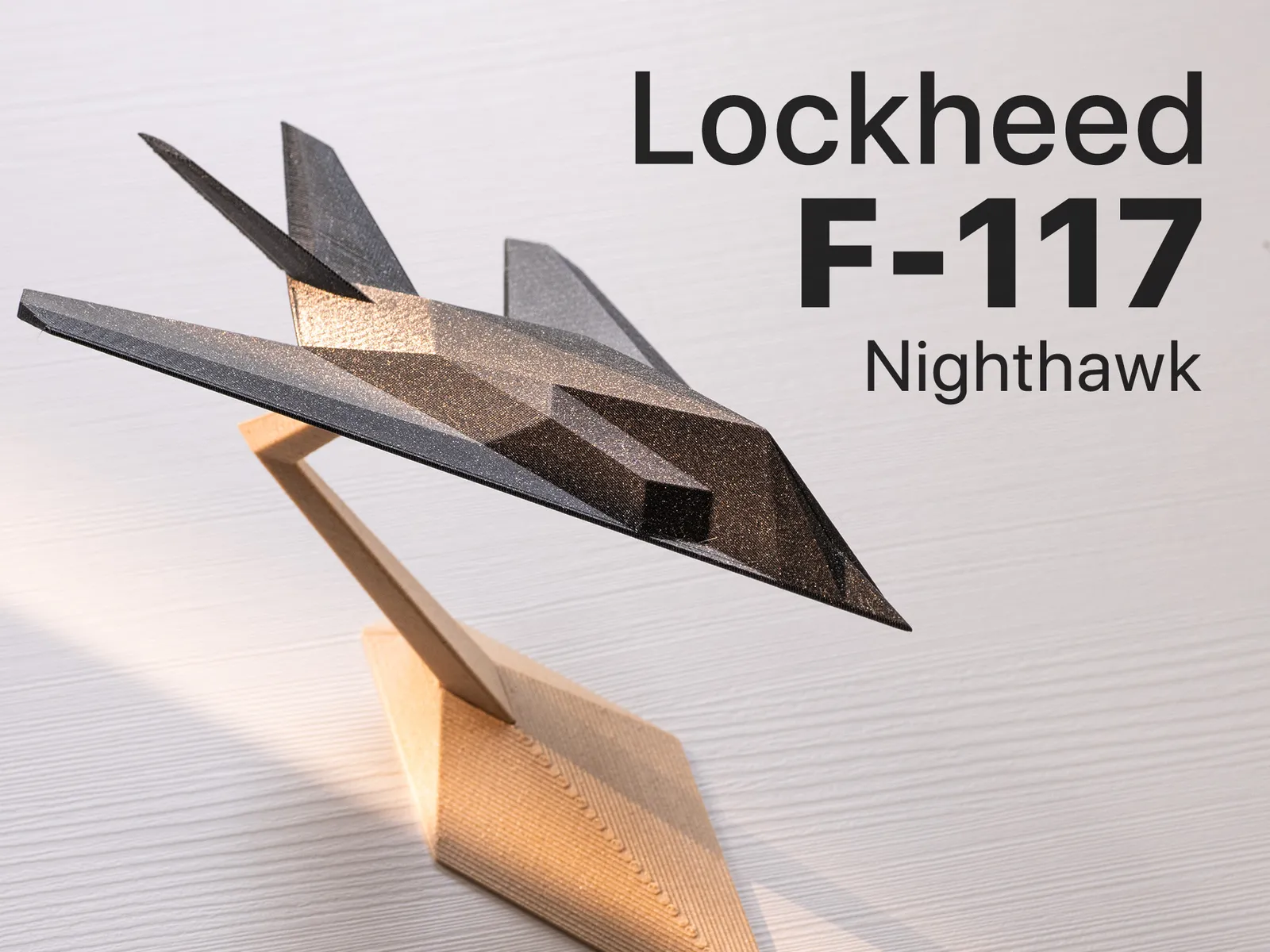 مجسم طائرة F-117