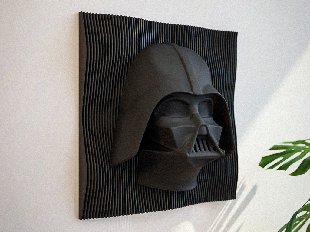 Darth Vader 3D Layered Wall Art