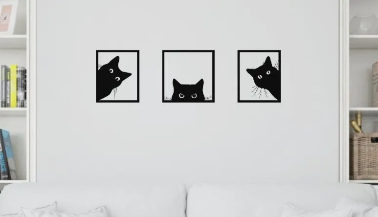 CATS WALL DECORATION PACK 