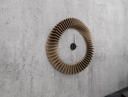 Organic Formed Parametric Wooden Wall Clock 
