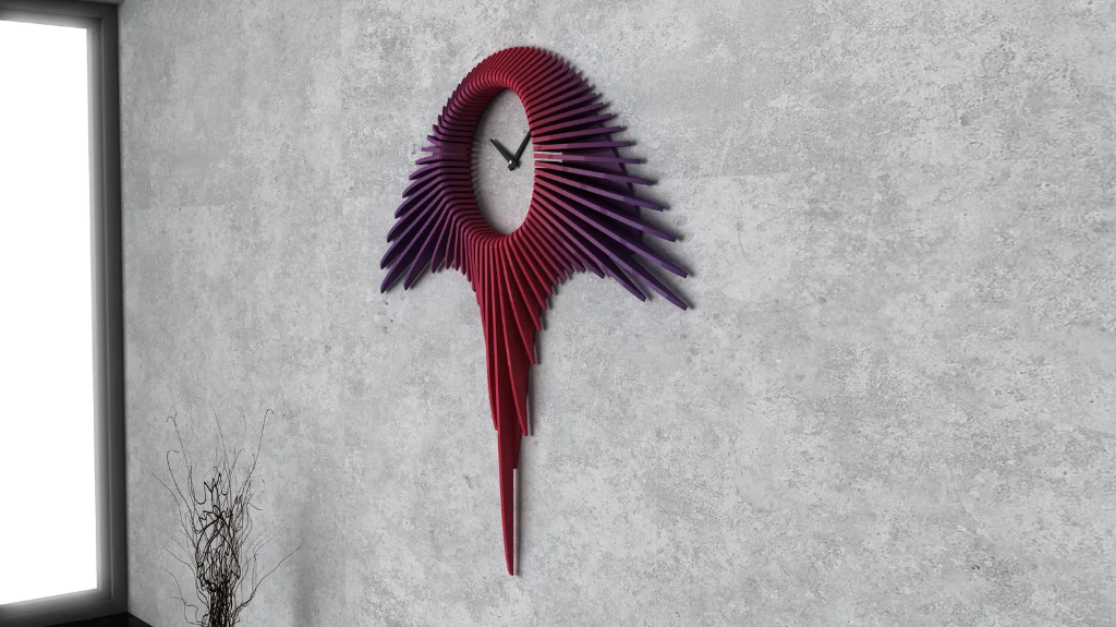 ساعة جدارية بارومترية مودرن ٥