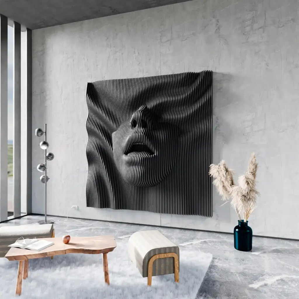 لوحة تحفة ملامح مُتحررة الفاخرة