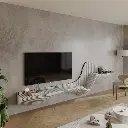 Parametric Shelf Unit Wavy Wooden Tv Unit Design & Architecture Art Modern Furniture - CNC Router File 