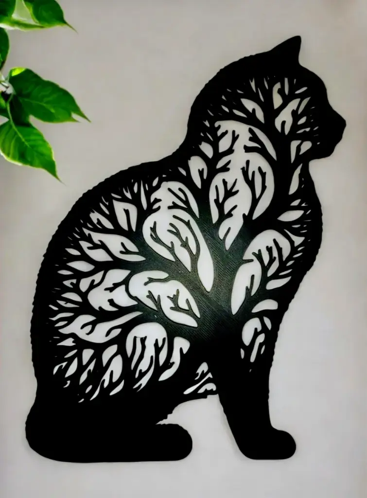 Tree Cat - Wall Art/Decoration 