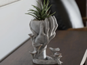 Mushroom hand vase