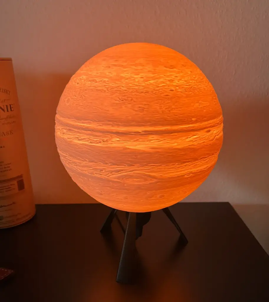 Lithophane Jupiter Lamp