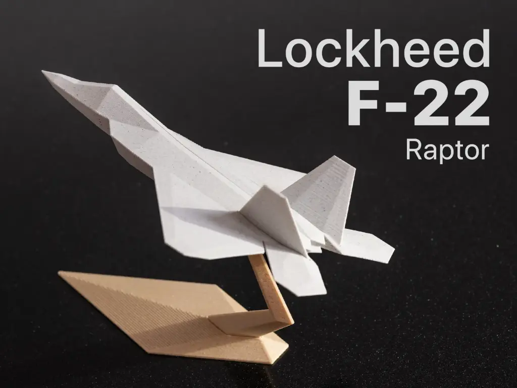 مجسم طائرة F-22