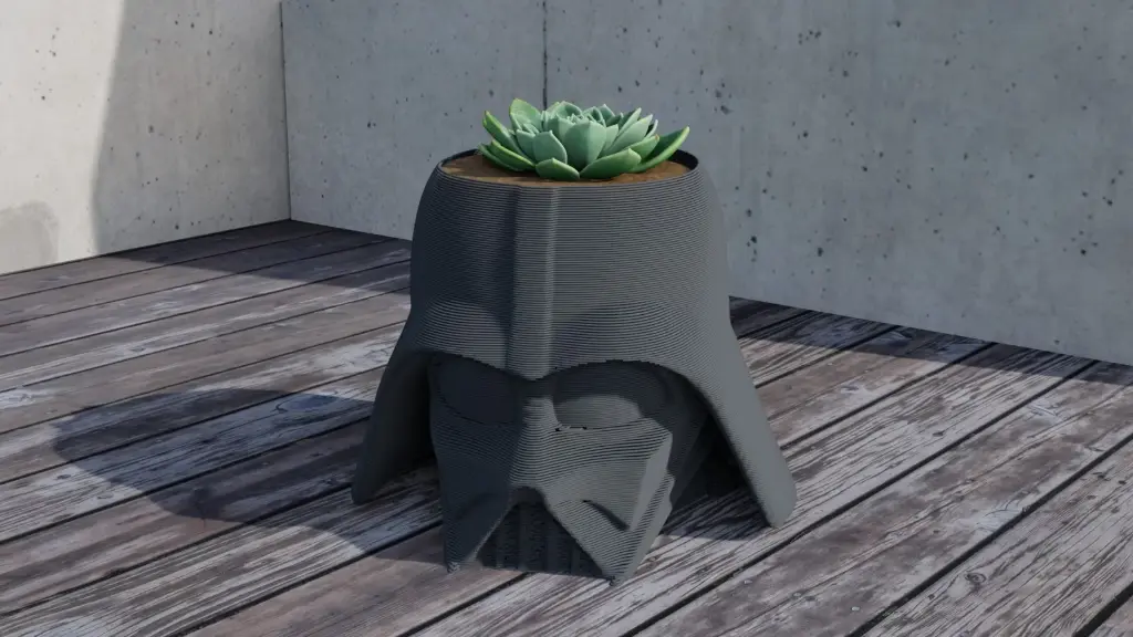 Darth Vader Pot Plant