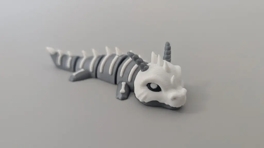 Bone Dragon - Articulated Keychain Figure