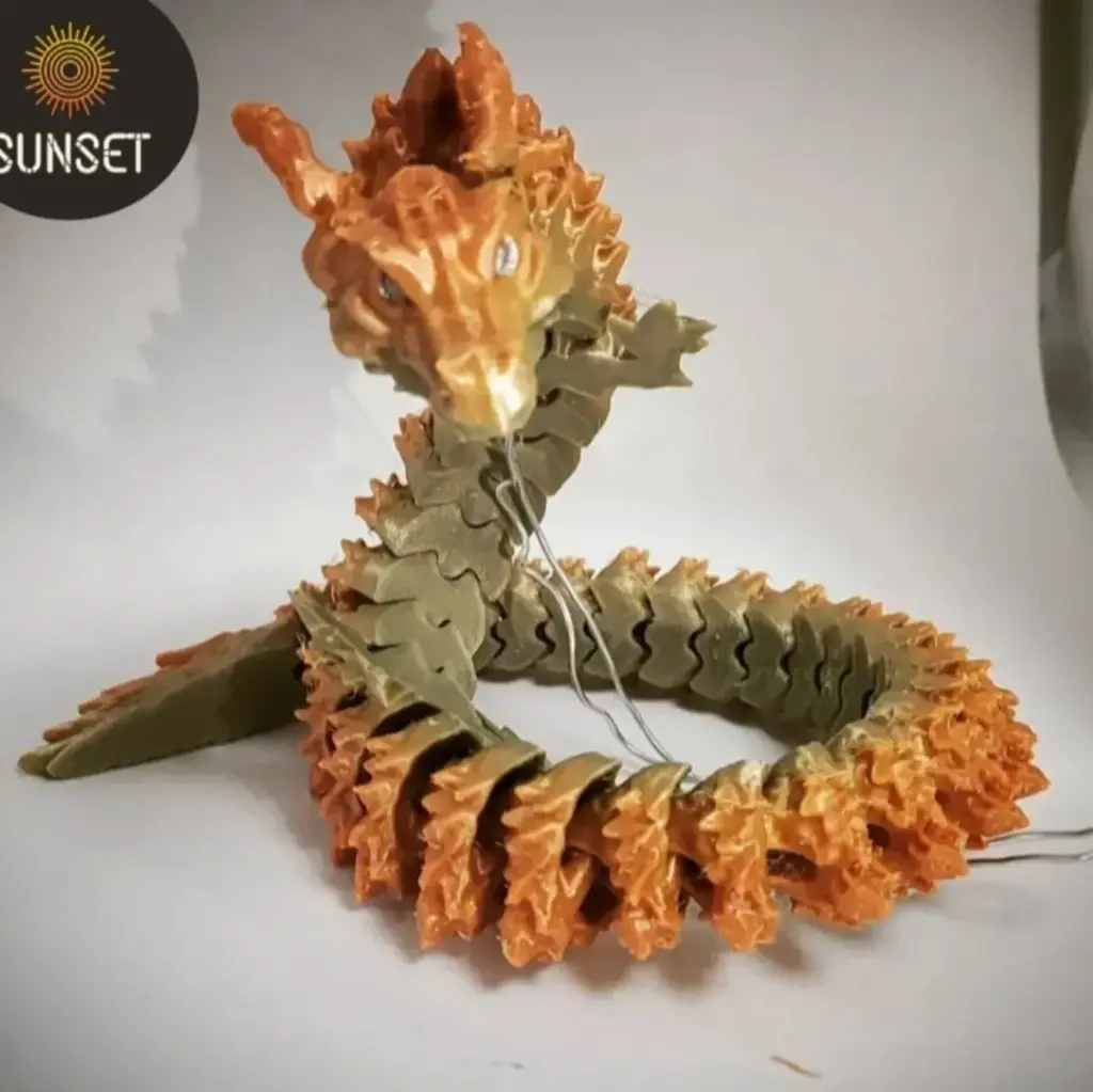 Articulated Spirit Dragon_ Dragon_No Support_Easy Output_Print at once