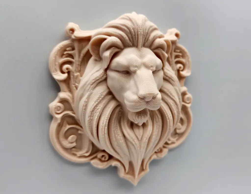 Lion Bust Wall Art - No Supports