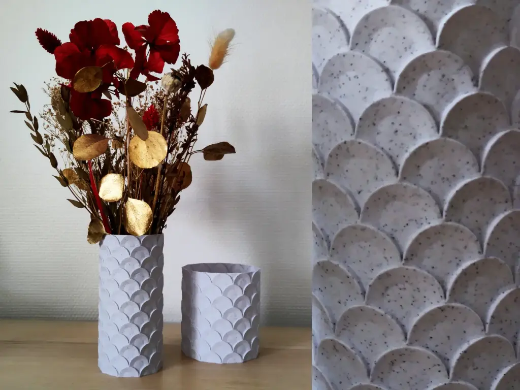 "Fishscale" Vase & Planter