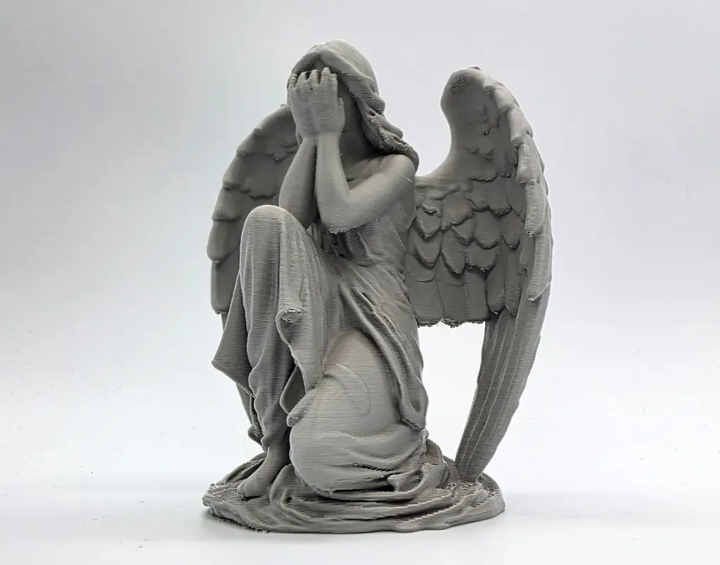 Kneeling Weeping Angel Statue 