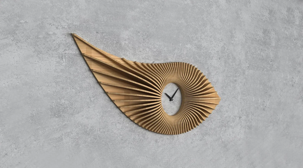Parametric Wooden Clock Design