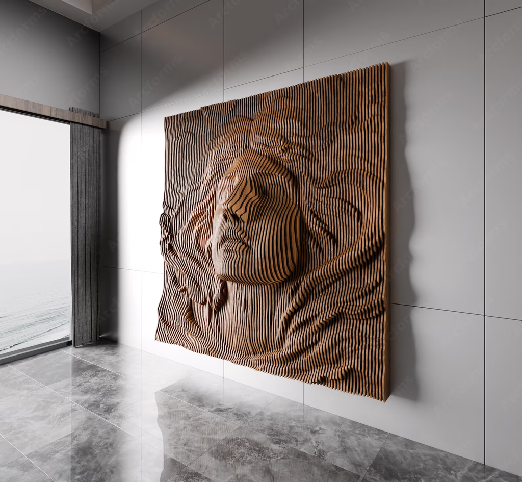 Parametric Wooden Mermaid