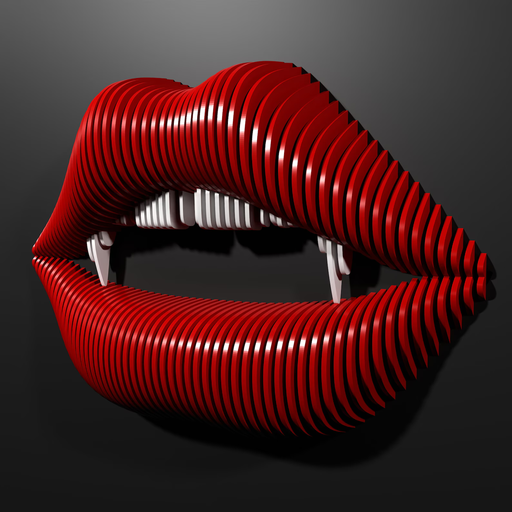 Parametric Wooden VAMPIRE LIPS
