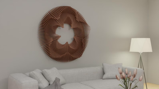 Parametric Wooden star wave