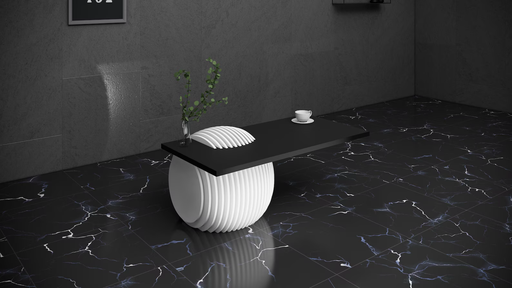 [تصميم وجه متموج بارامتري] طاولة مودرن 