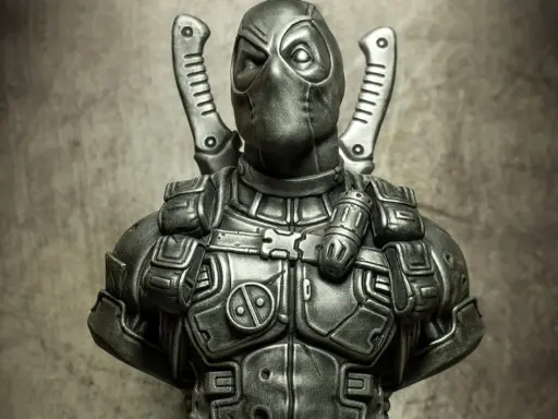 [Deadpool Bust (Remastered Supportless Edition) (STL)] Deadpool Bust (Remastered Supportless Edition) (STL)