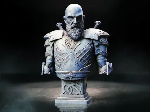 [Kratos bust] مجسم كريتوس