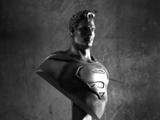 [Man of Steel Bust (STL)] مجسم سوبرمان