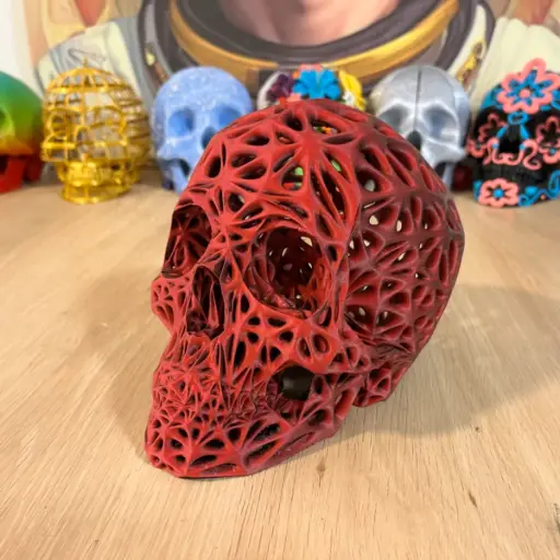 [Voronoi Skull [remix]] مجسم الجمجمة