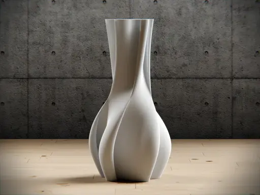 [Spiraling vase] مزهرية فنية