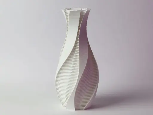 [Twisted vase with strands ] إناء زهور راقٍ