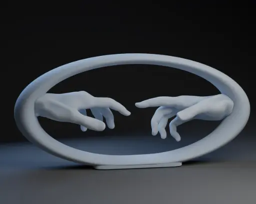 [The Creation of Adam] تصميم فني معاصر