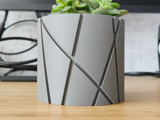 Line Plant pot and Planter - Vase mode design