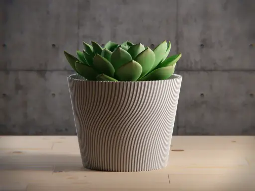 [Twisted flower pot] حوض نباتات 