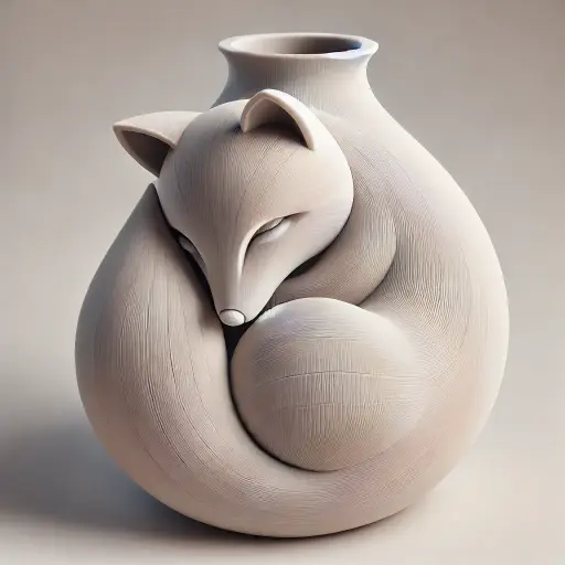 Fox Vase