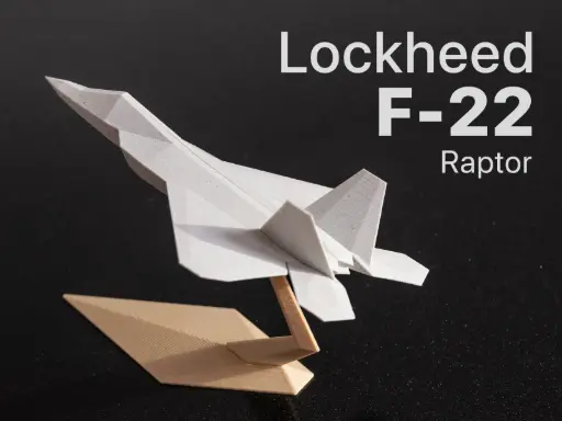 [F-22 Raptor Display Model] مجسم طائرة F-22