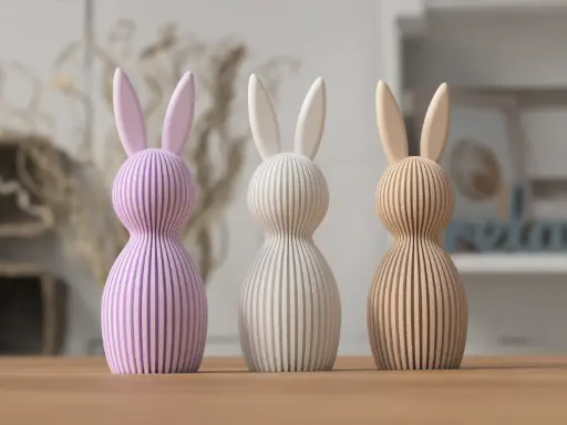 [Easter Bunny ] تمثال ارانب 3D