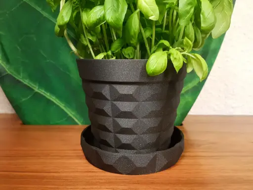 [Flower Pot | Planter With Saucer ] مزهرية نباتات