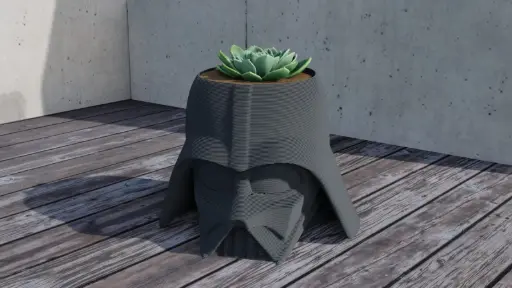 [Darth Vader Pot Plant] مزهرية حرب النجوم
