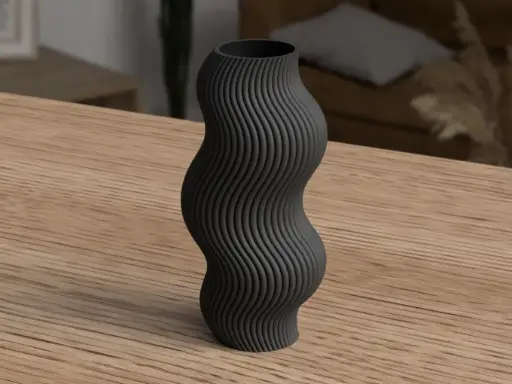 [Modern Wavy Vase] مزهرية موجية