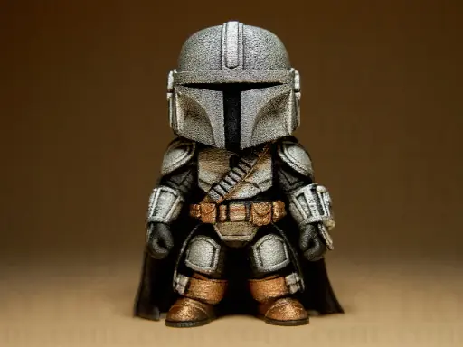 Mini Mandalorian Figurine 