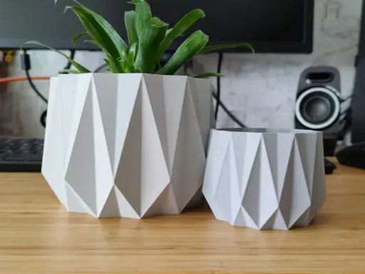 Tradicional crystal - Pot and planter for plants and flowers - vase mode print