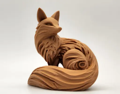 [Wood-Carved Fox] Wood-Carved Fox