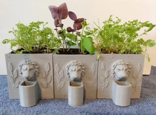 [plant pot self watering - Blumentopf] إناء نباتات ذاتي التروية