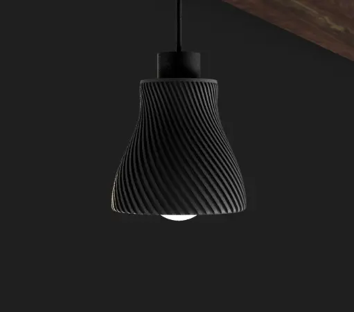 Spiral Lamp Shade (Vase mode)