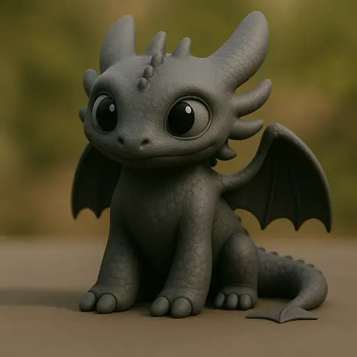 [Cute LIl Toothless] مجسم تنين 