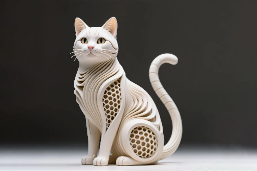 [Cat, Hexa Sculpture] Cat, Hexa Sculpture
